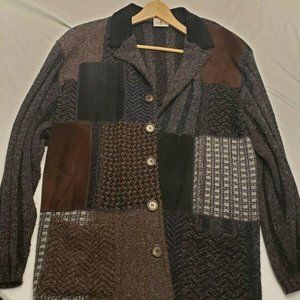 NANI BON Mens Wool+Alpaca Blend Sweater Italian XL